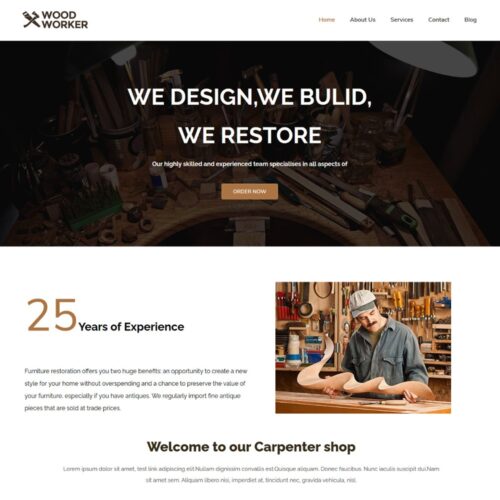 Carpento Carpenter Joomla Template