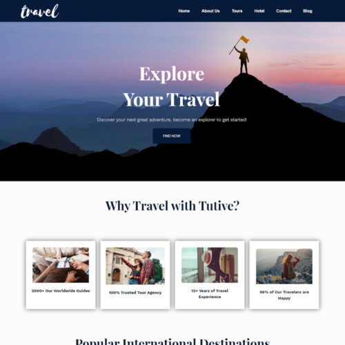 ExplorerX Joomla Template for Tour and Travel Operators – Responsive and Fully Customizable Travel Website Design