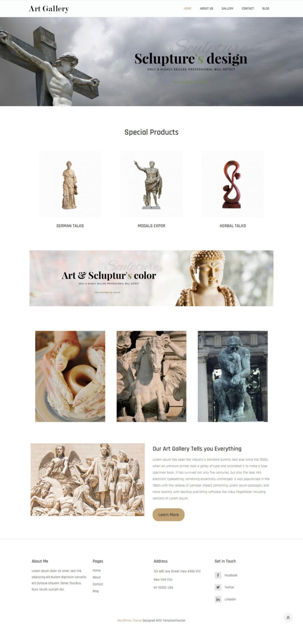 Masterpiece Art Gallery WordPress Theme – Elegant and responsive theme for showcasing art, portfolios, and galleries