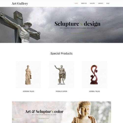 Masterpiece Art Gallery WordPress Theme – Elegant and responsive theme for showcasing art, portfolios, and galleries