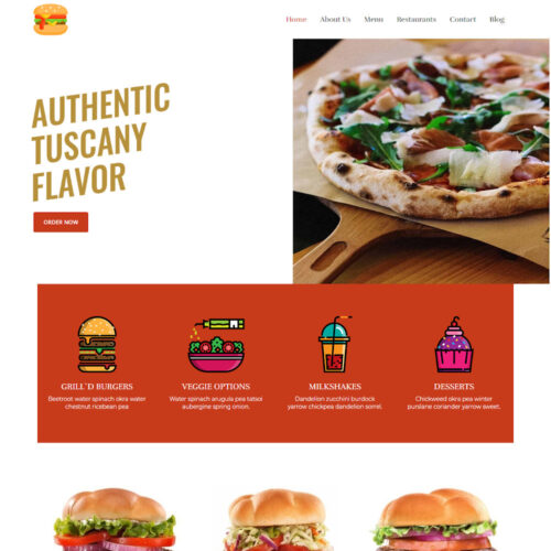 PizzaCrust Joomla Template for Pizzerias and Food Businesses