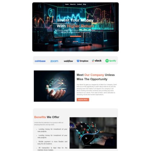 TradePro WordPress Theme for Stock Trading Consultancy Firms